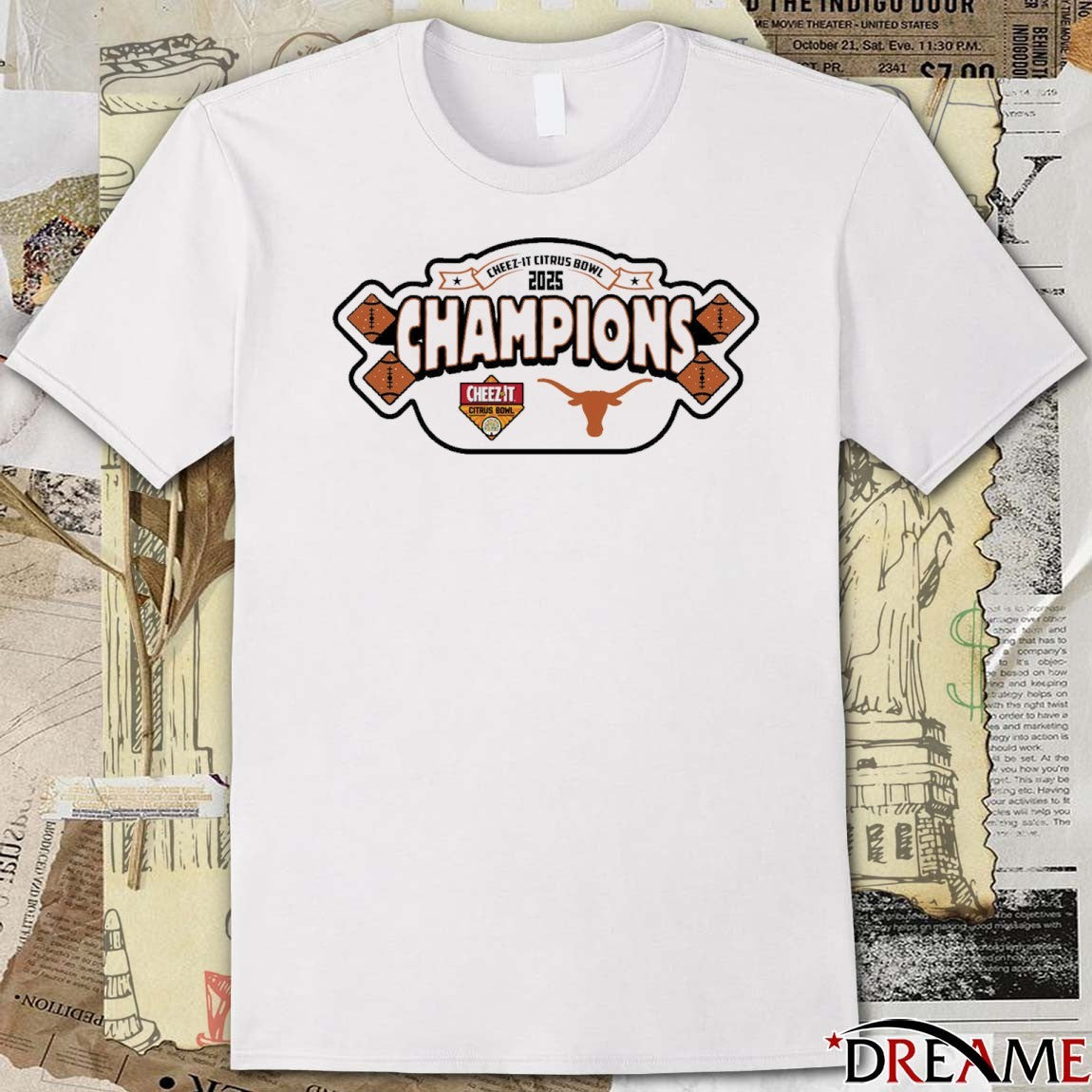 Texas Longhorns Cheez-It Citrus Bowl Champions 2025 t-shirt