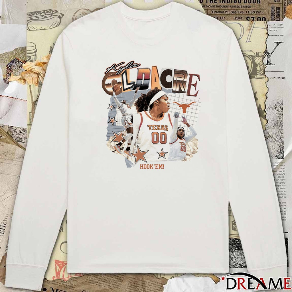 Texas Longhorns NCAA Women’s Basketball Kyla Oldacre Hook ‘Em t-shirt
