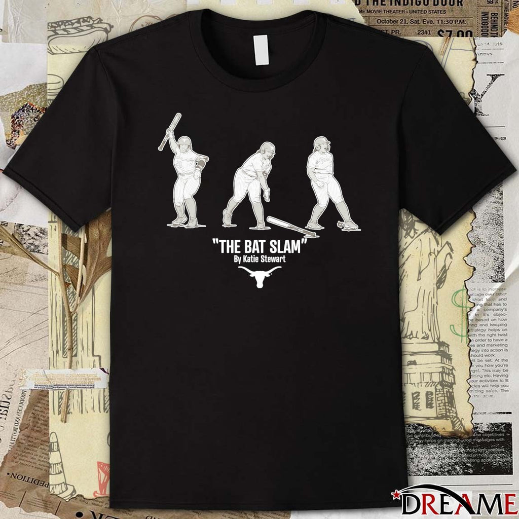 Texas Longhorns Softball Katie Stewart The Bat Slam t-shirt