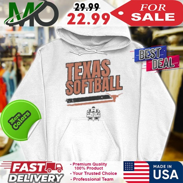 Texas Longhorns Softball Women’s College World Series Stripe Logo Fan Shirt