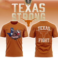 Texas Longhorns Texas Strong & Texas Fight Collegiate Fan T-Shirt