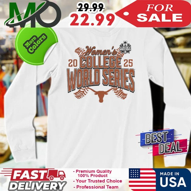 Texas Longhorns Women’s College World Series 2025 Logo Fan Shirt