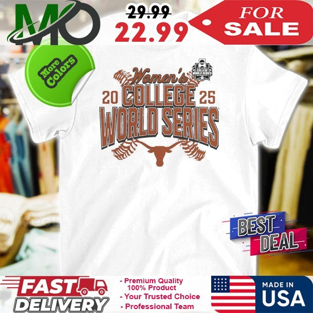 Texas Longhorns Women’s College World Series 2025 Logo Fan Shirt