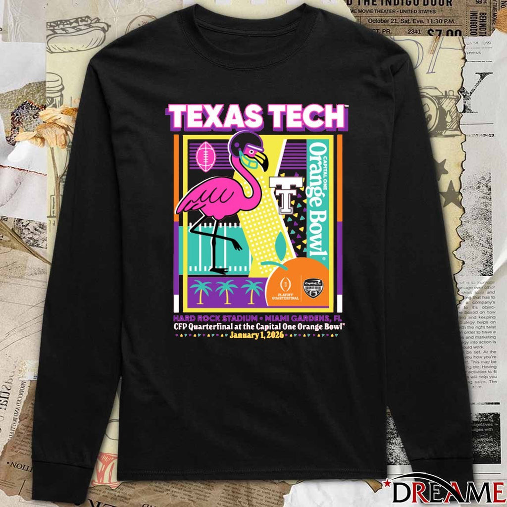 Texas Tech 2025 CFP Quarterfinal At The Capital One Orange Bowl Jan 1 Mingo Party t-shirt