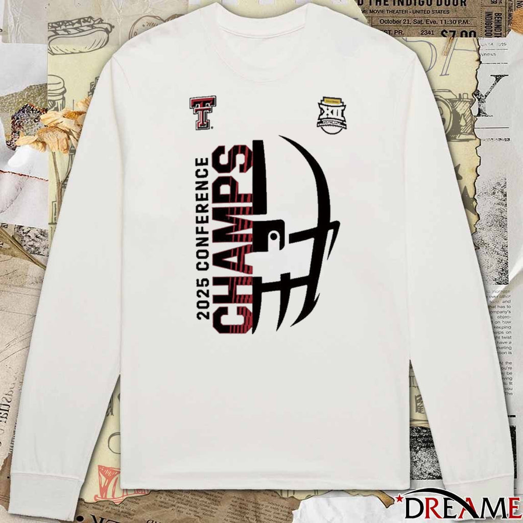 Texas Tech Red Raiders 2025 Big 12 Football Champions t-shirt