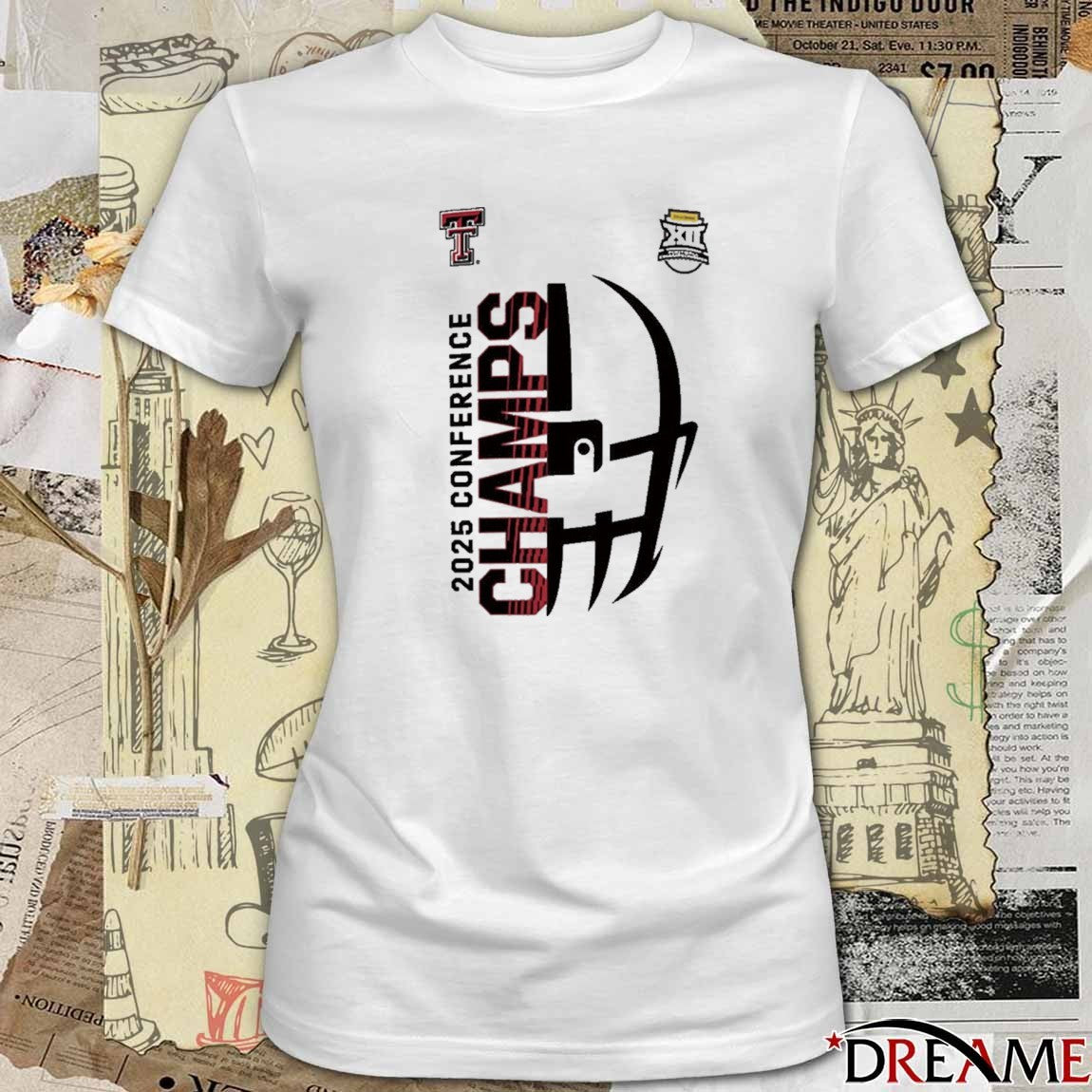 Texas Tech Red Raiders 2025 Big 12 Football Champions t-shirt