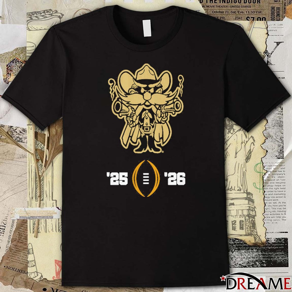 Texas Tech Red Raiders Football 2025-26 College Football Playoff Mascot t-shirt
