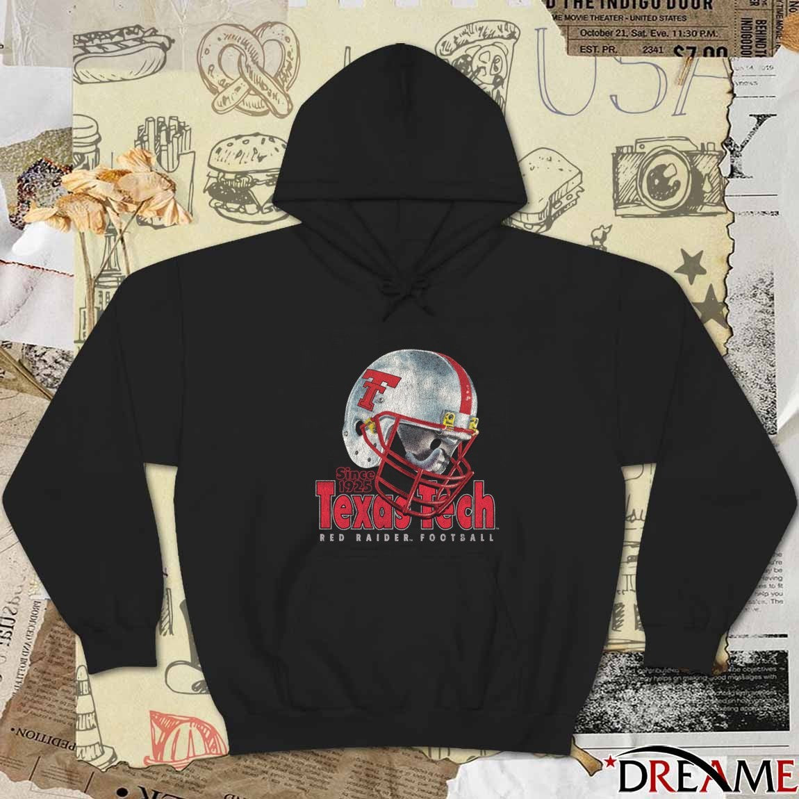 Texas Tech Red Raiders Football Dogpile Since 1925 Helmet t-shirt