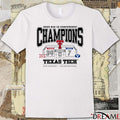 Texas Tech Red Raiders Vs Byu Cougars 2025 Big 12 Football Conference Champions Score 34 – 7 Arlington TX t-shirt