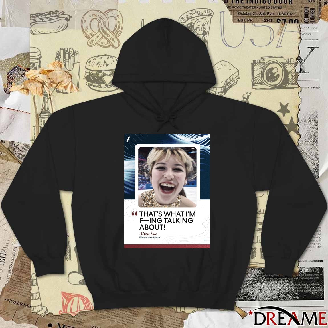 That’s What I’m Fucking Talking About Alysa Liu Women’s Ice Skater t-shirt