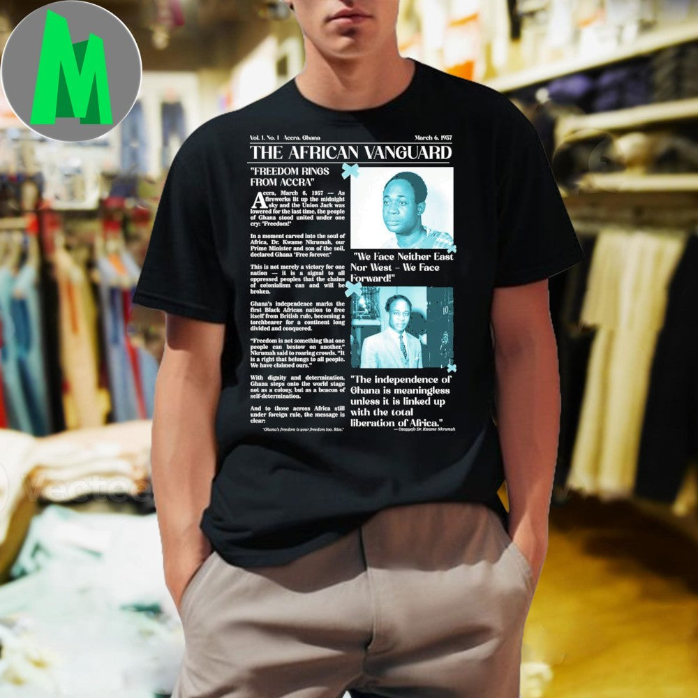 The African Vanguard Ghana Independence Newspaper Shirt