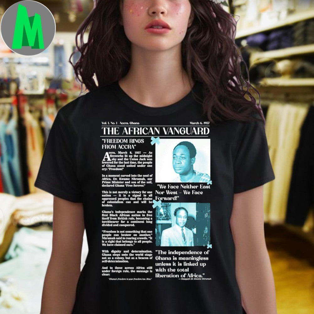The African Vanguard Ghana Independence Newspaper Shirt