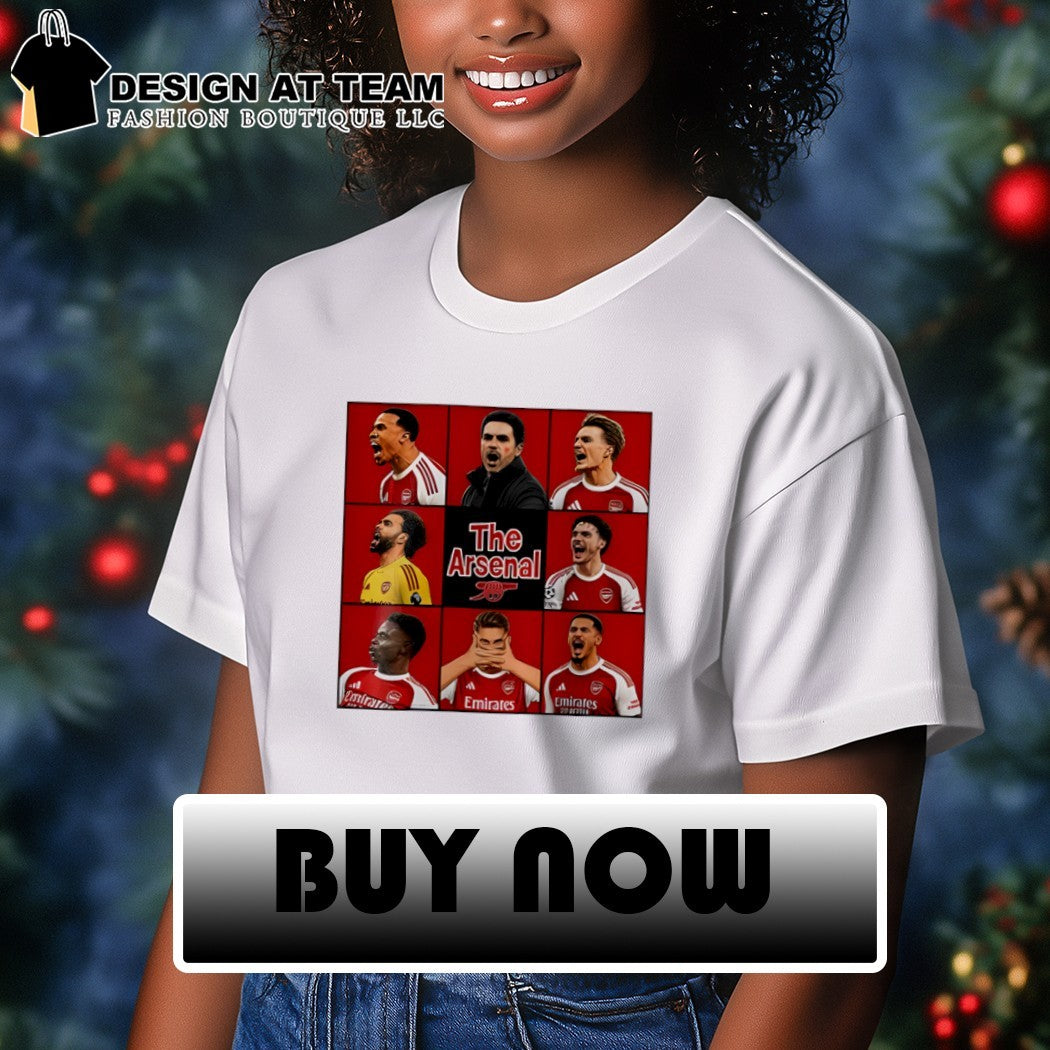 The Arsenal Football Gunners The Brady Bunch inspired shirt