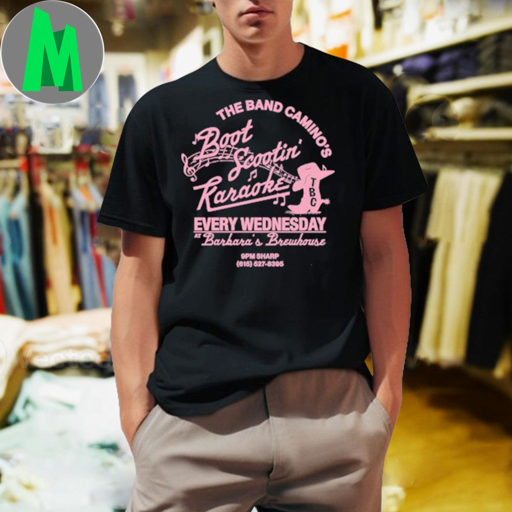 The Band Camino Boot Scootin’ Karaoke T-Shirt