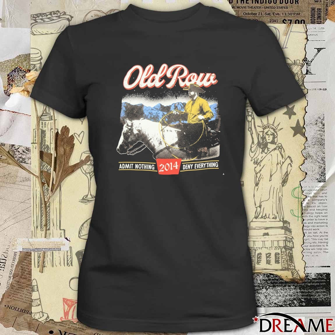 The Banquet Cowboy 3.0 Admit Nothing 2014 Deny Everything t-shirt