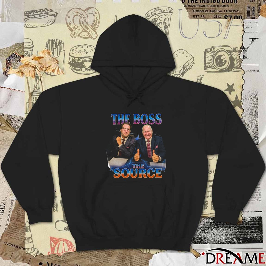 The Boss The Source Dave Portnoy and Stu Feiner t-shirt