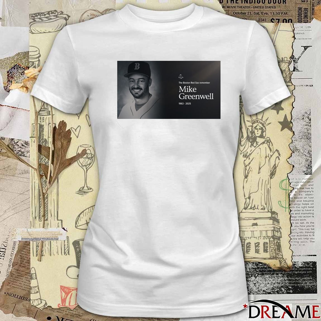 The Boston Red Sox Remember Outfielder Mike Greenwell 1963 – 2025 Poster t-shirt