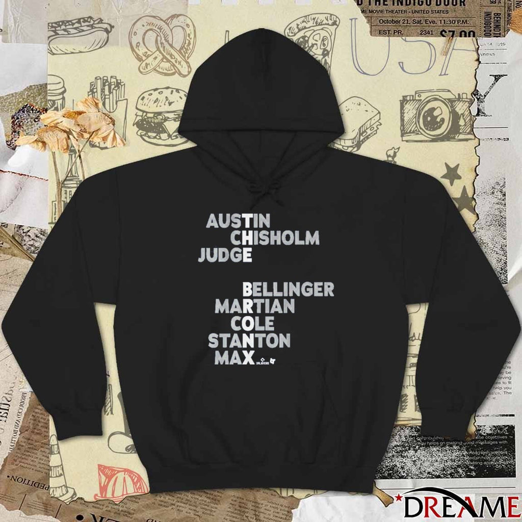 The Bronx Names 2026 Austin Chisholm Judge Bellinger Martian Cole Stanton Max t-shirt