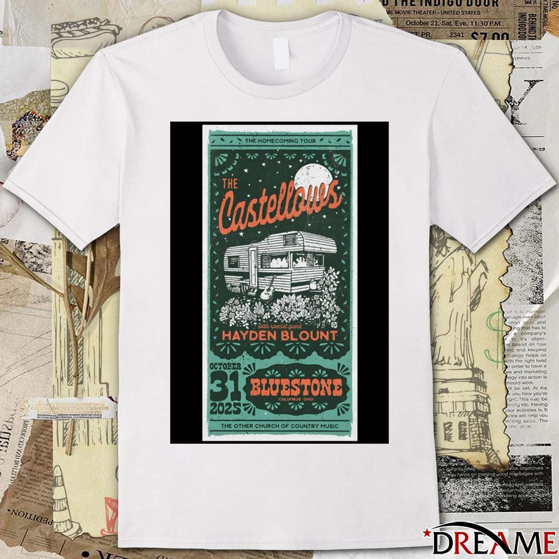 The Castellows At The Bluestone Columbus Ohio On October 31 2025 Poster t-shirt