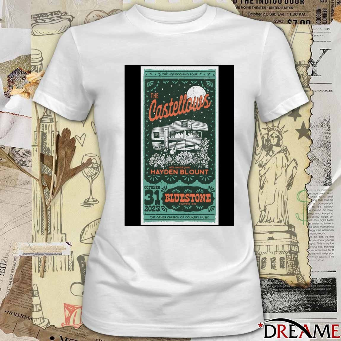The Castellows At The Bluestone Columbus Ohio On October 31 2025 Poster t-shirt