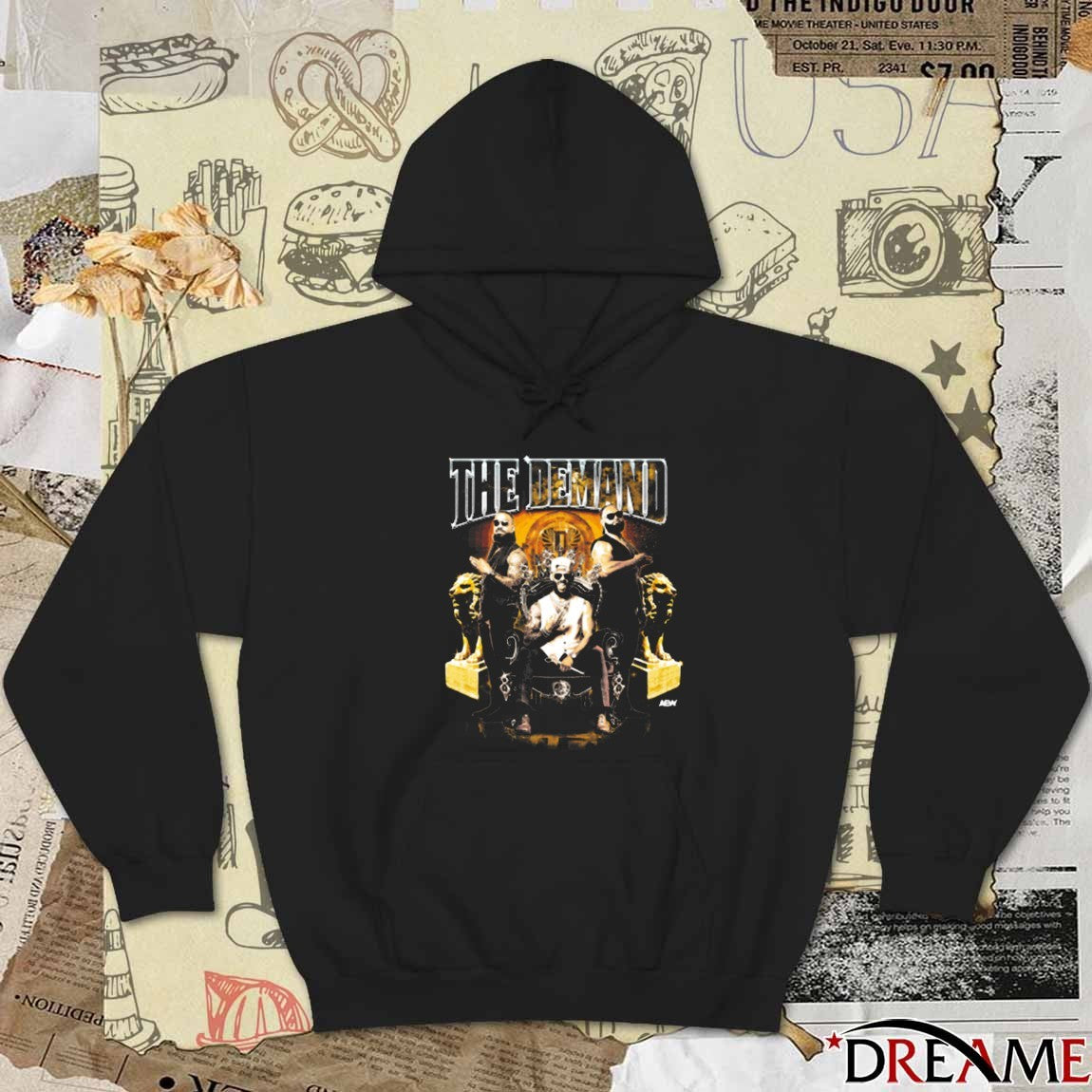 The Demand In Demand Out of Your League AEW 2025 t-shirt