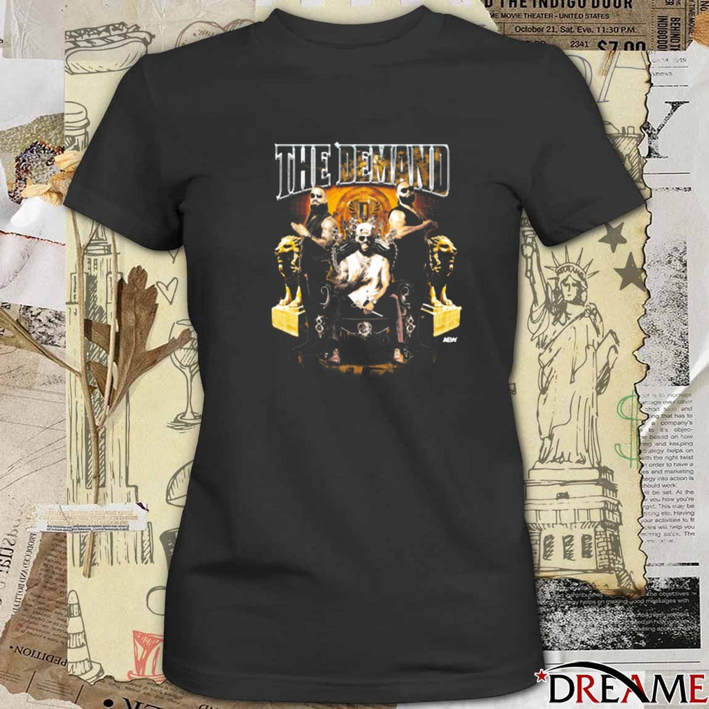 The Demand In Demand Out of Your League AEW 2025 t-shirt