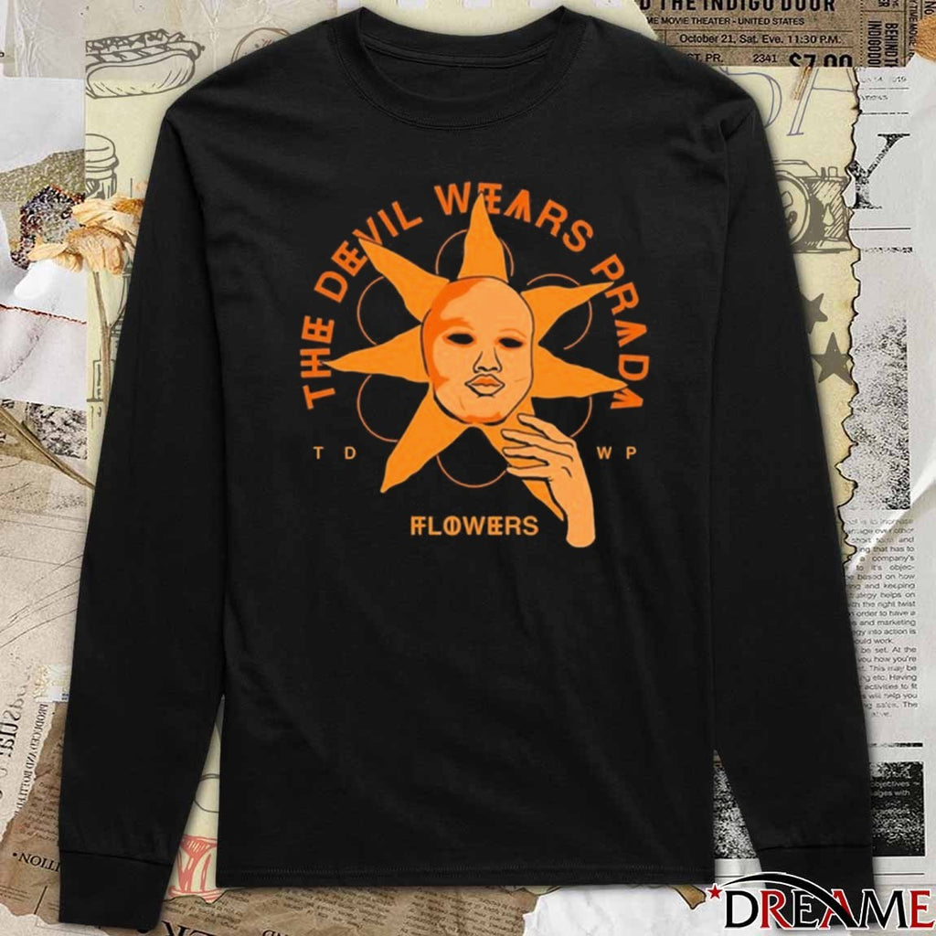 The Devil Wears Prada TDWP Flowers Suower Face Shirt 2025 t-shirt