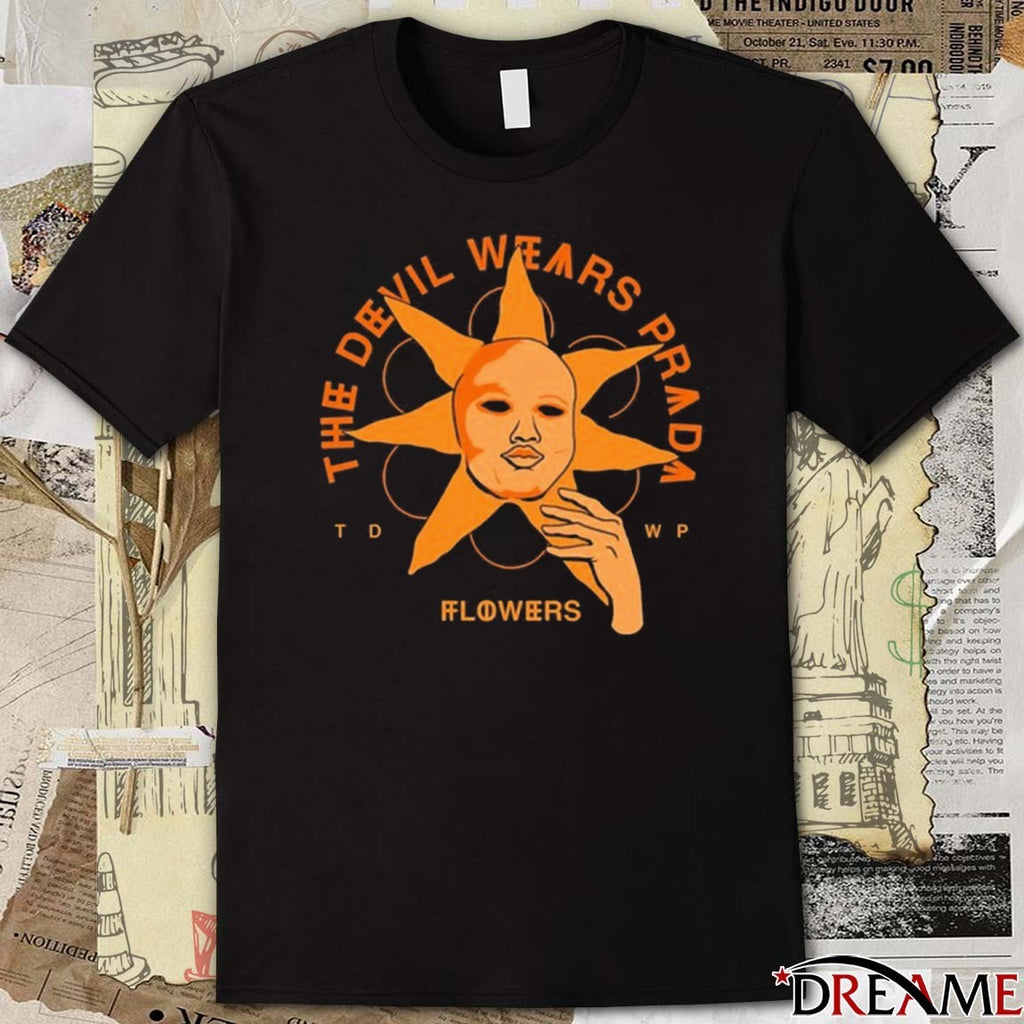 The Devil Wears Prada TDWP Flowers Suower Face Shirt 2025 t-shirt