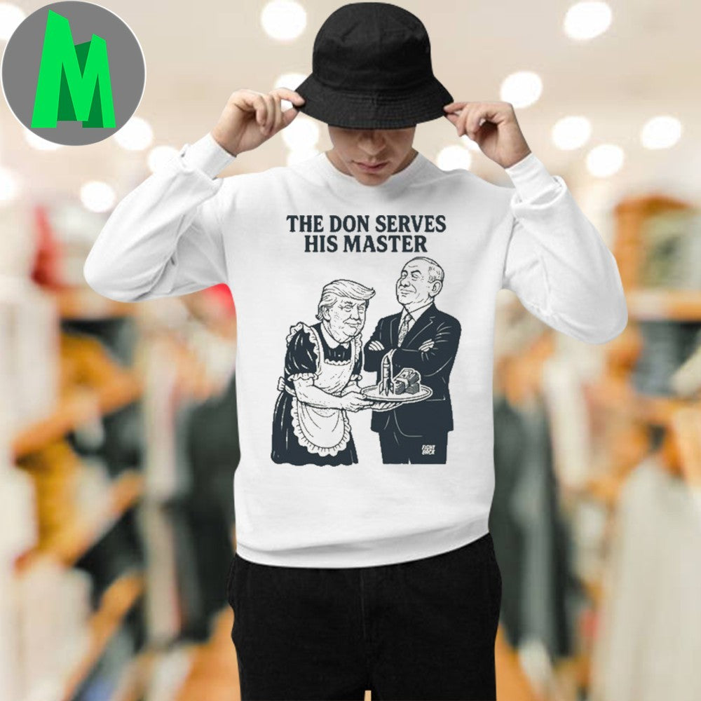 The Don Serves His Master Political Satire Graphic T-Shirt