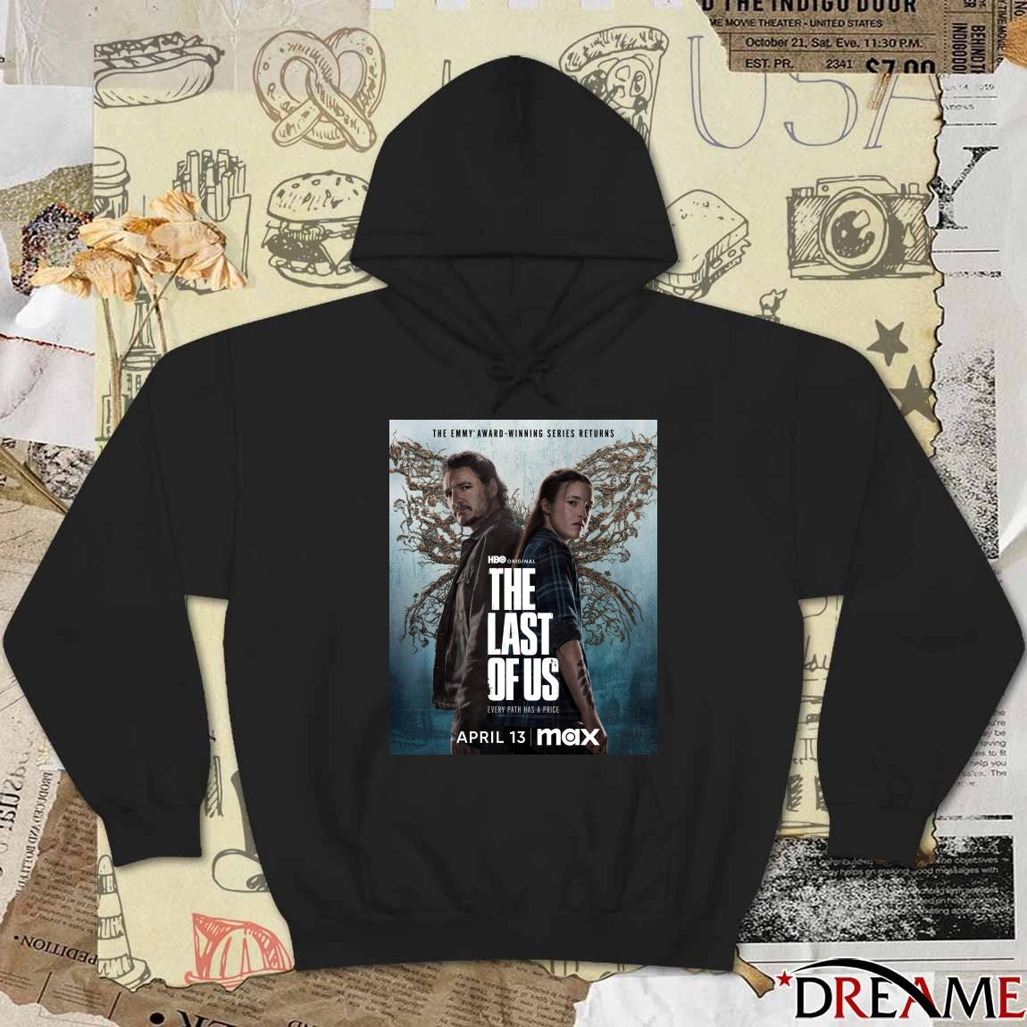 The Emmy Award-Winning Series Returns The Last of Us Every Path Has A Price April 13 2026 Poster t-shirt