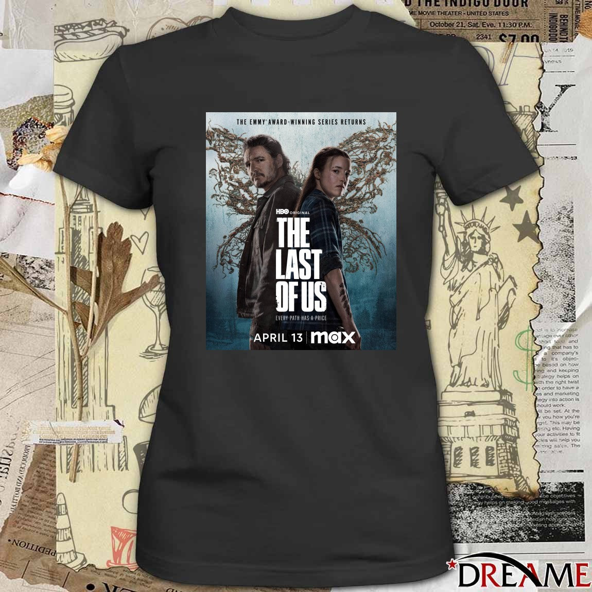 The Emmy Award-Winning Series Returns The Last of Us Every Path Has A Price April 13 2026 Poster t-shirt
