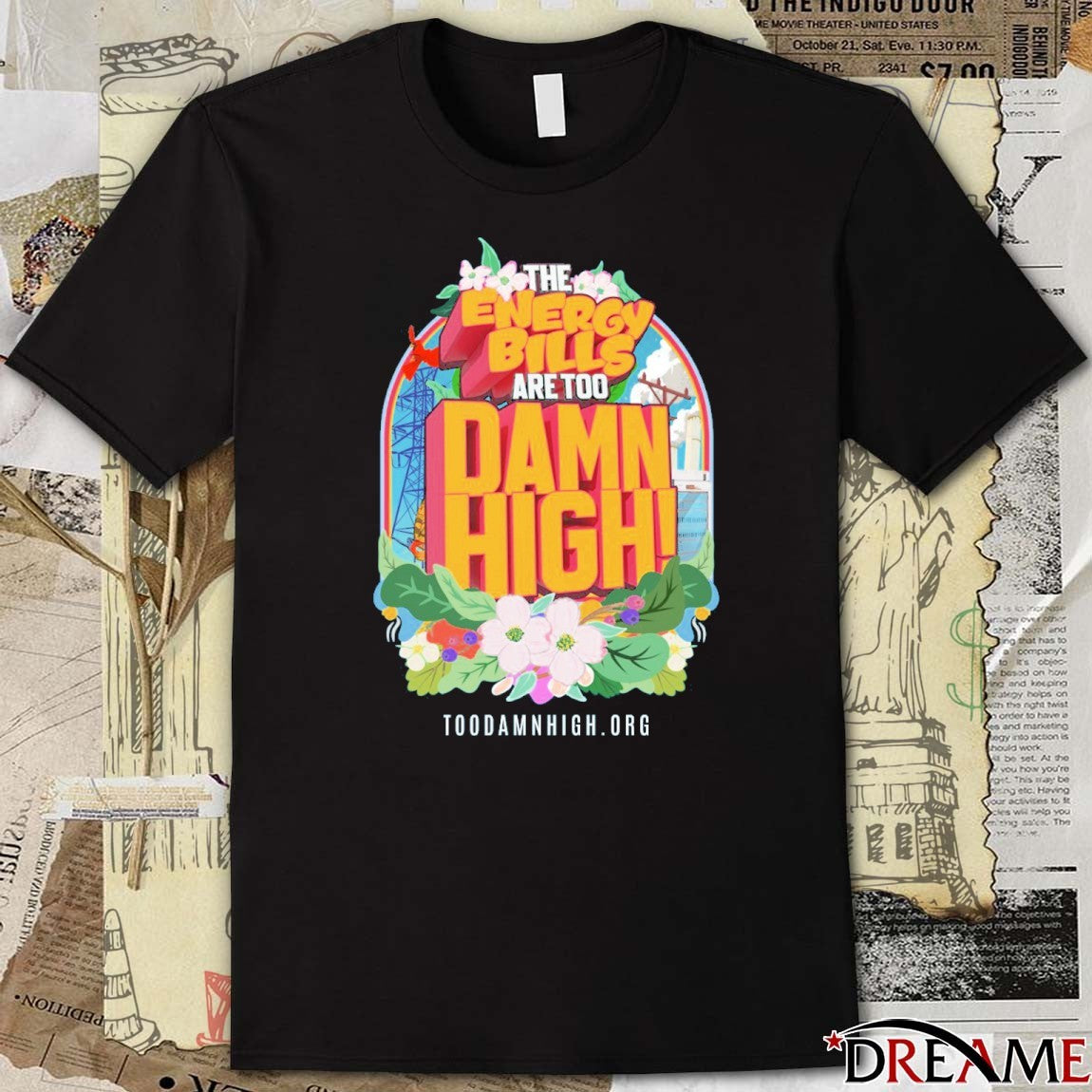 The Energy Bills Are Too Damn High Clean Virginia t-shirt