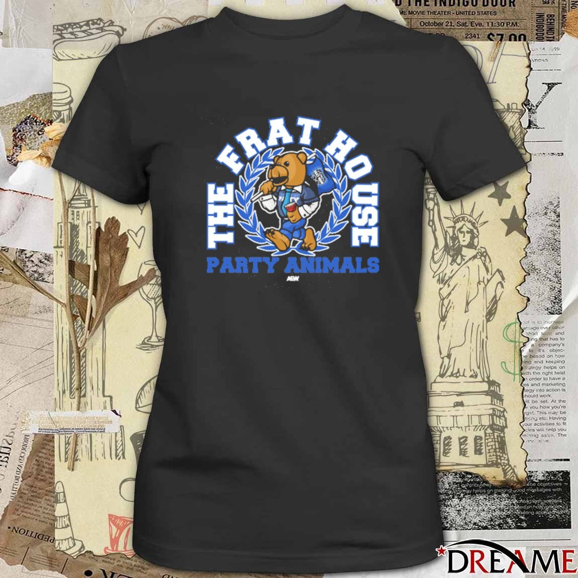 The Frat House – Party Animals AEW 2025 t-shirt