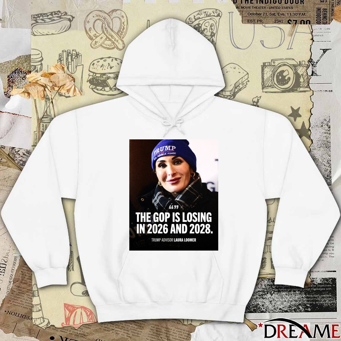 The GOP Is Losing In 2026 And 2028 Trump Advisor Laura Loomer Poster t-shirt