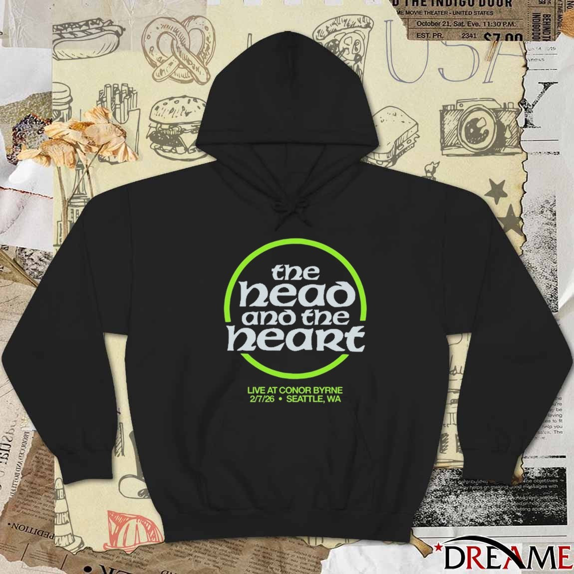 The Head And The Heart Live At Conor Byrne Seattle WA February 7 2026 t-shirt