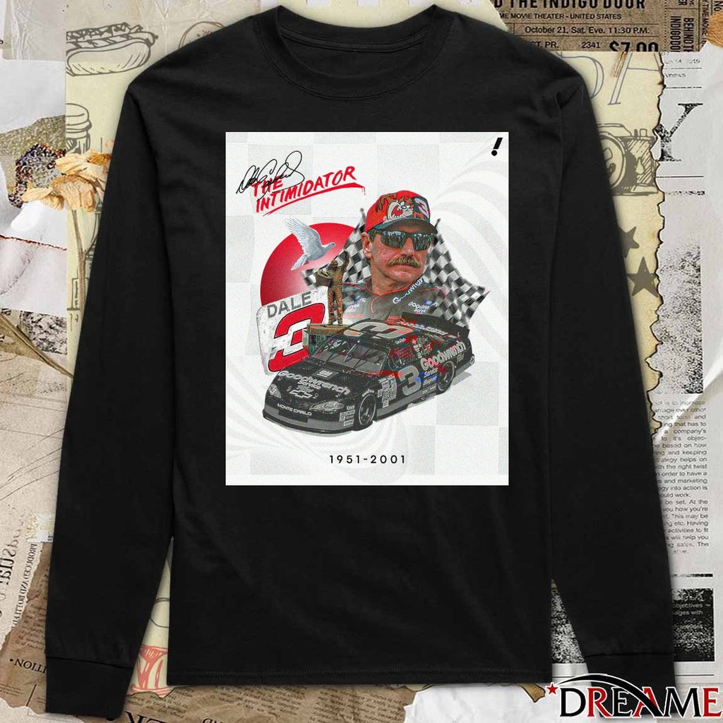 The Intimidator Hall Of Fame Driver Dale Earnhardt Sr 1952-2001 At The Daytona 500 t-shirt