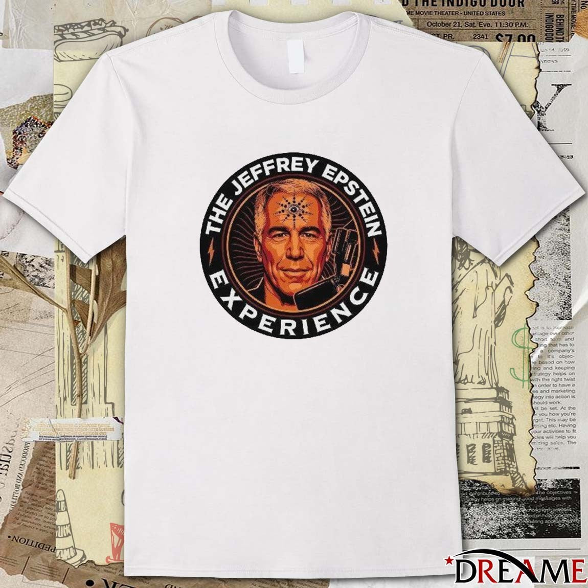 The Jeffrey Epstein Experience Logo Meme t-shirt