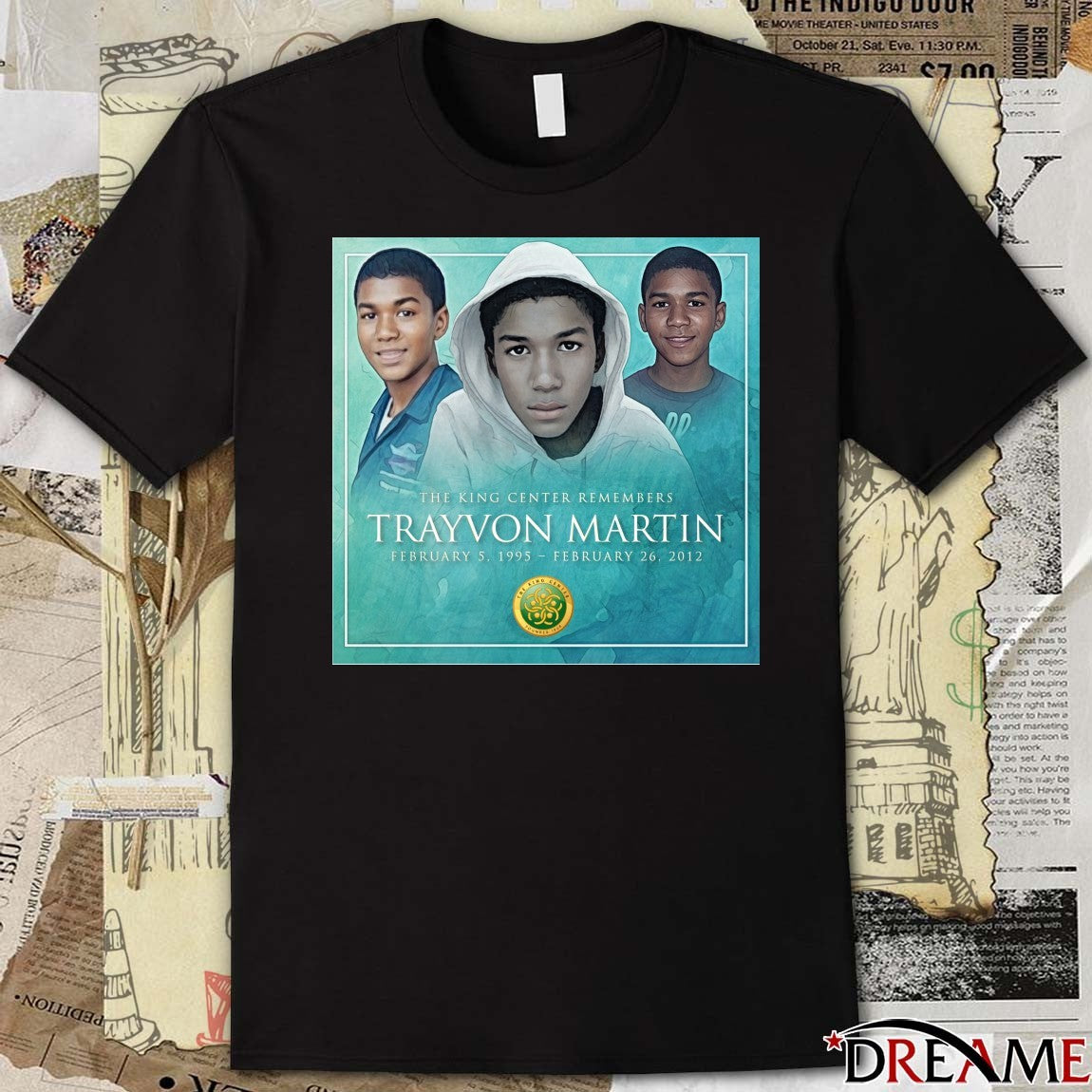 The King Center Remembers Trayvon Martin February 5 1995 – February 26 2012 Poster t-shirt