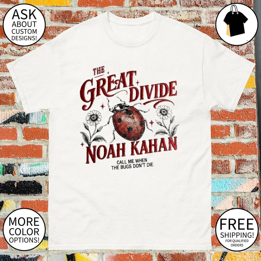 The Last Of The Bugs Noah Kahan The Great Divide Concert shirt