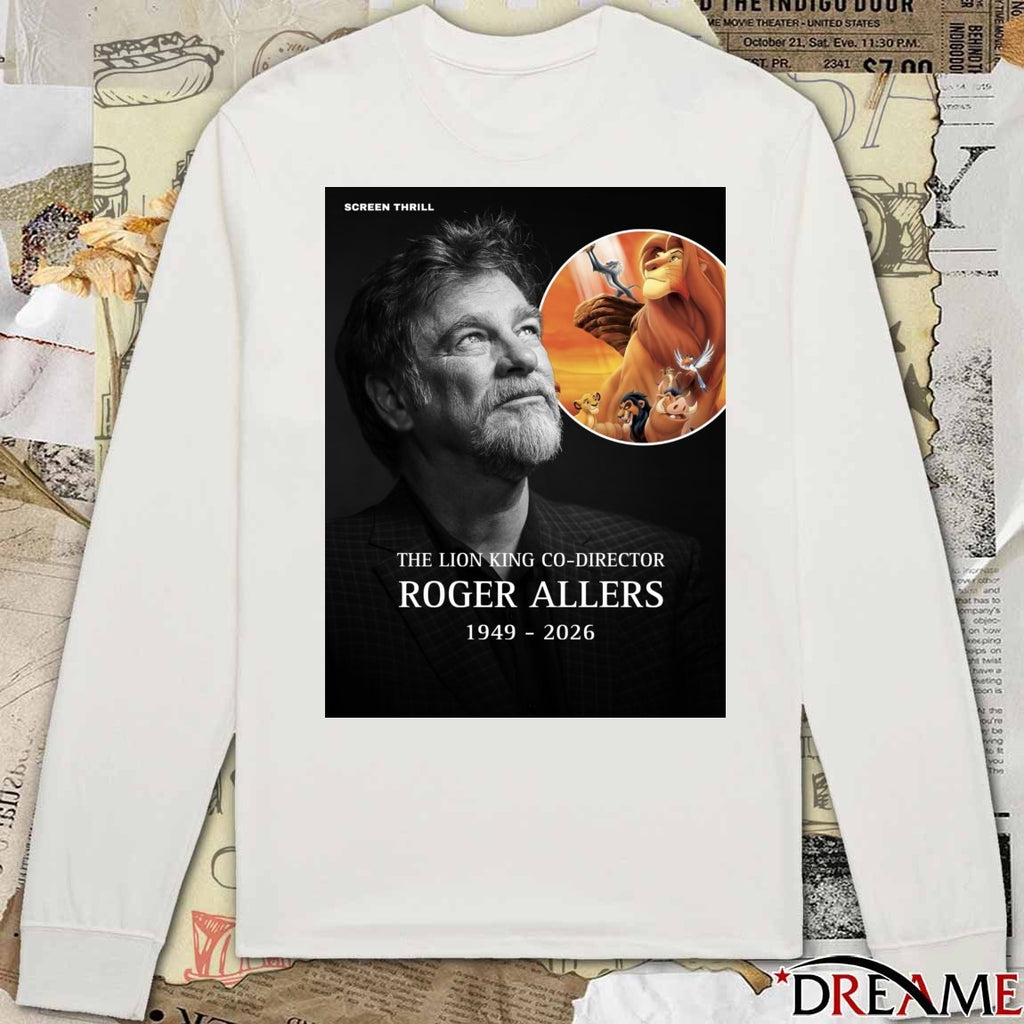 The Lion King Co-Director Roger Allers 1949 – 2026 Poster t-shirt