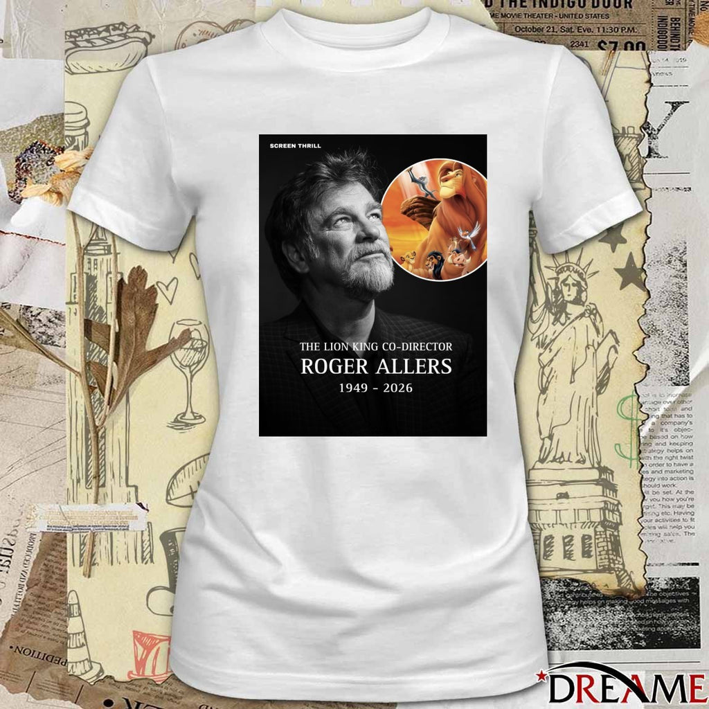The Lion King Co-Director Roger Allers 1949 – 2026 Poster t-shirt