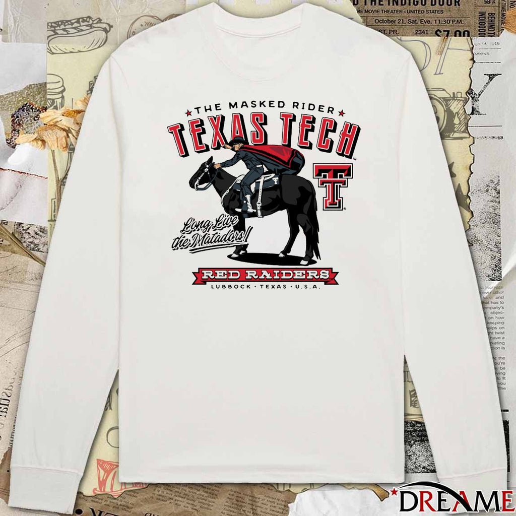 The Masked Rider Texas Tech Red Raiders Fast Fearless Long LIve The Matadors Lubbock Texas USA t-shirt