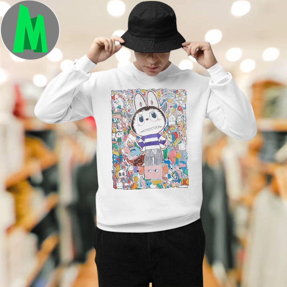 The Monsters Labubu Character All-Over Print T-Shirt