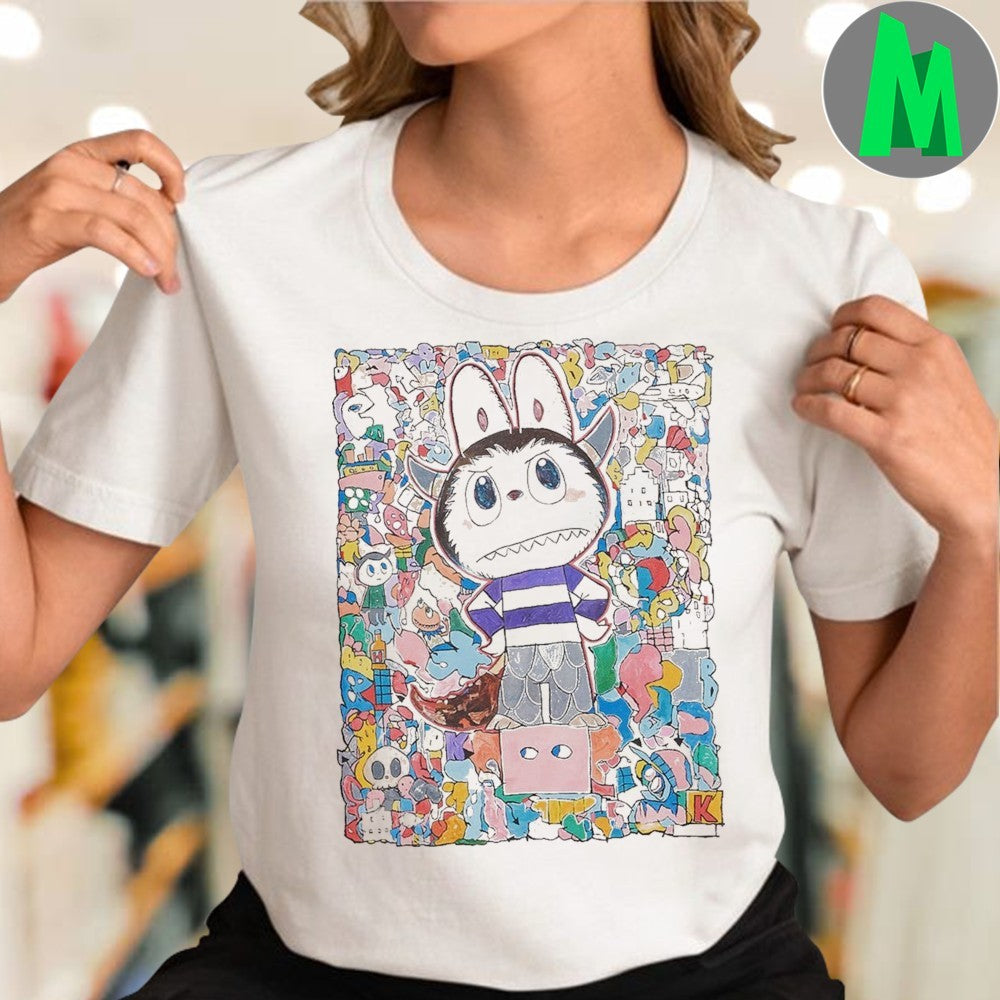 The Monsters Labubu Character All-Over Print T-Shirt