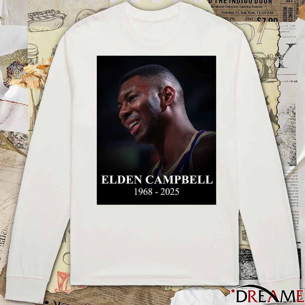The NBA mourns the passing of Elden Campbell 1968 – 2025 Poster t-shirt