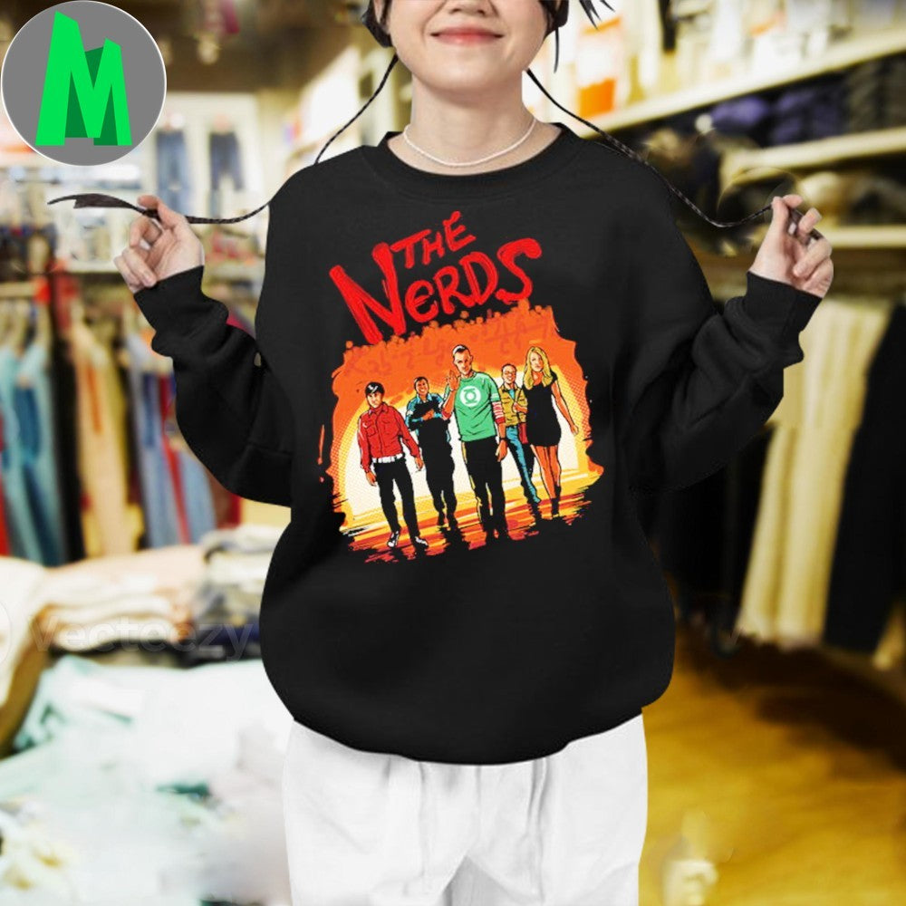 The Nerds Big Bang Theory TV Show Graphic T-Shirt