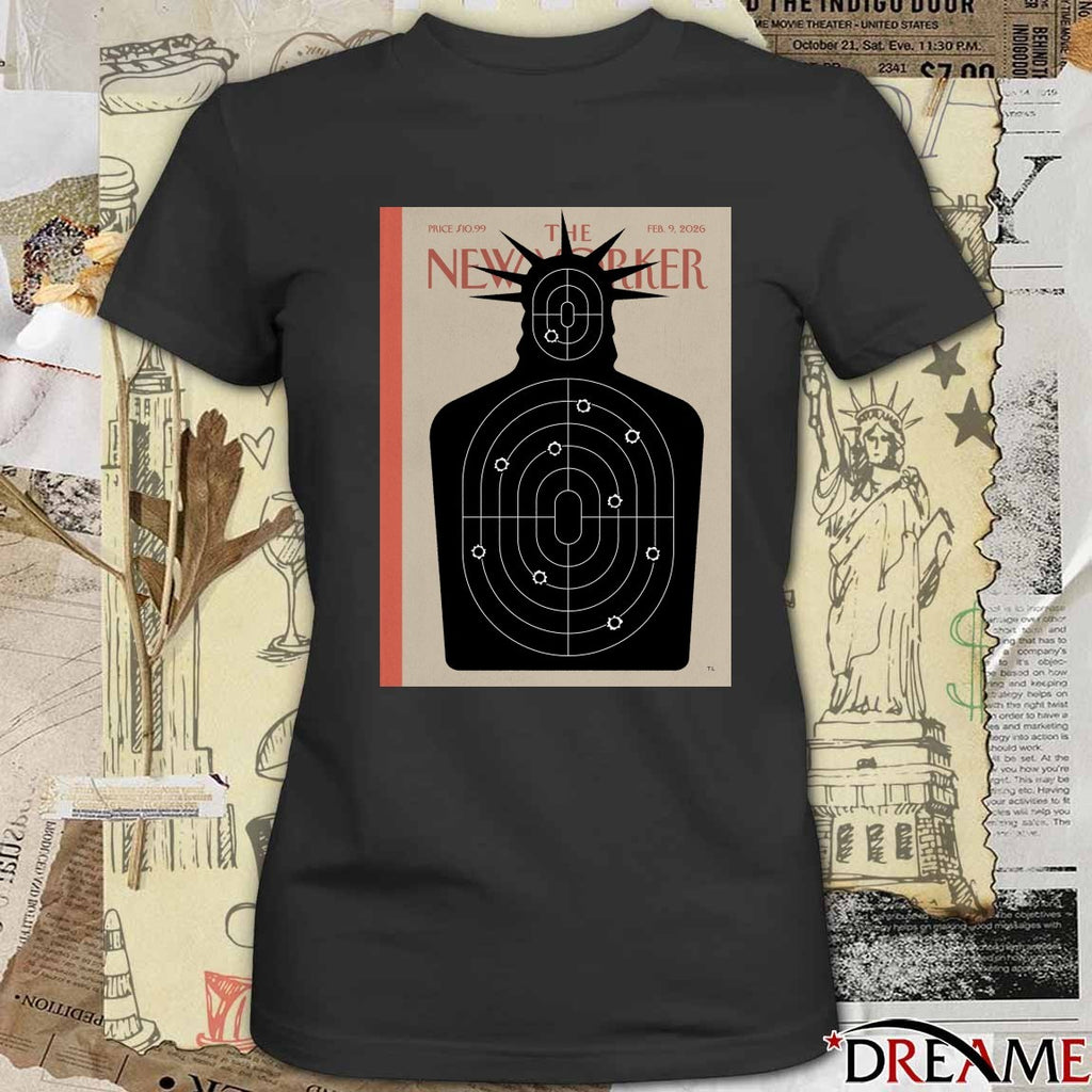 The New Yorker Targeted by Till Lauer February 9 2026 Poster t-shirt