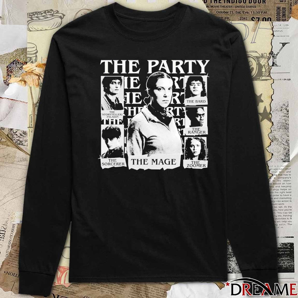 The Party The Mage The Storyteller Paladin The Sorcerer The Bard The Ranger The Zoomer t-shirt
