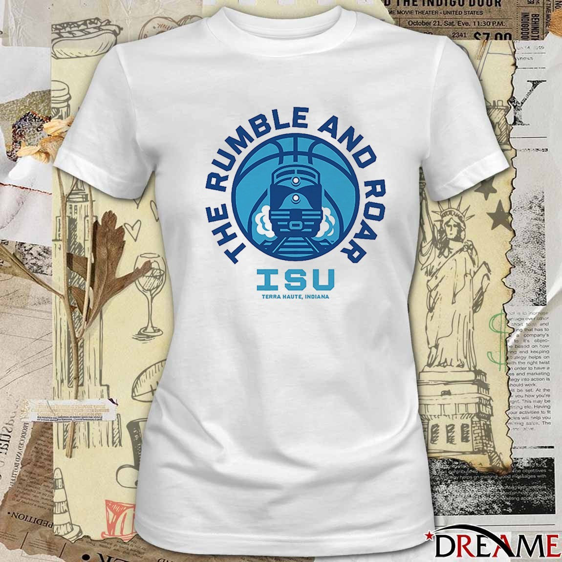 The Rumble And Roar ISU Indiana State Terra Haute IN t-shirt