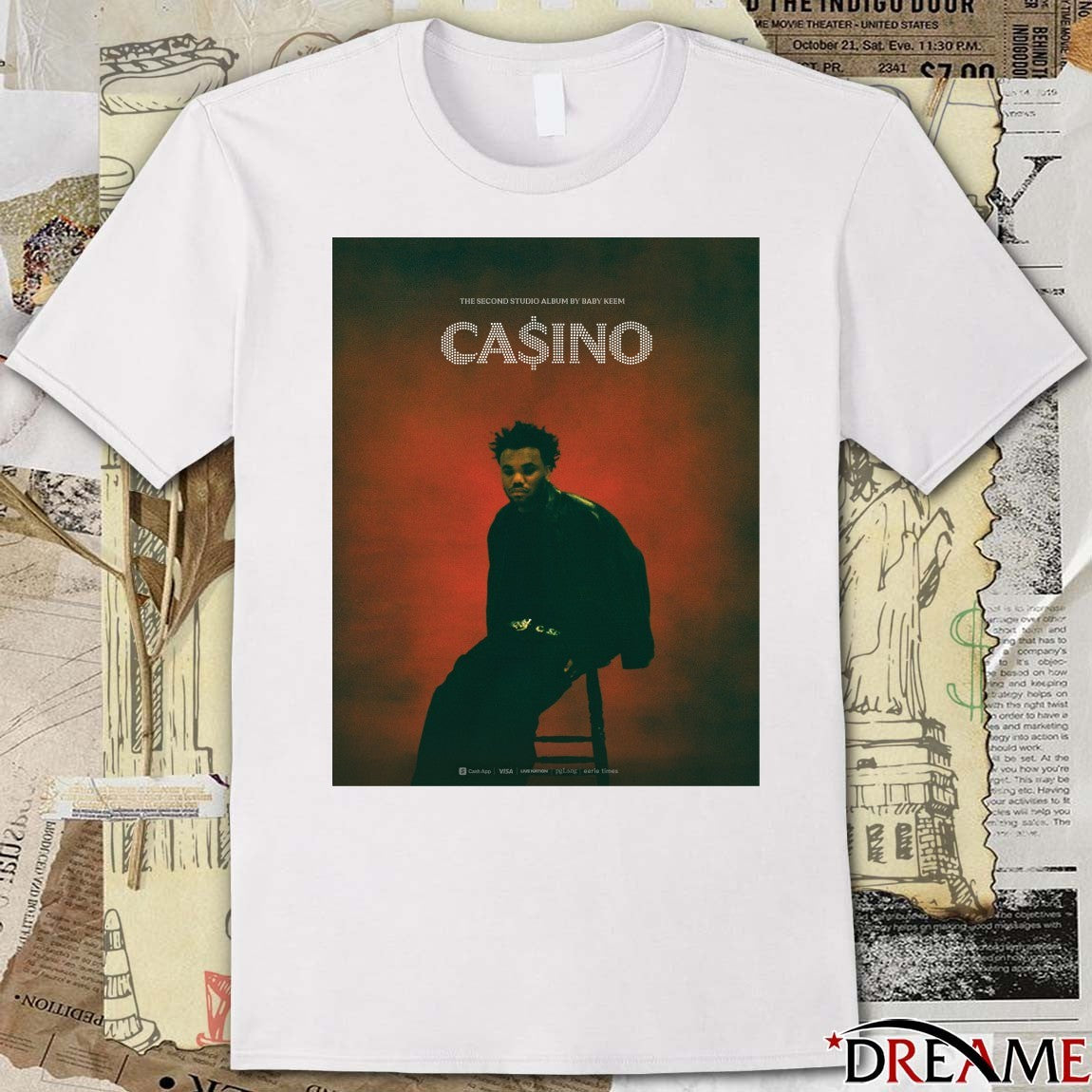 The Second Studio Album By Baby Keem Casino Poster t-shirt